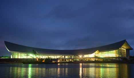 National South China Sea Museum lights up Qionghai