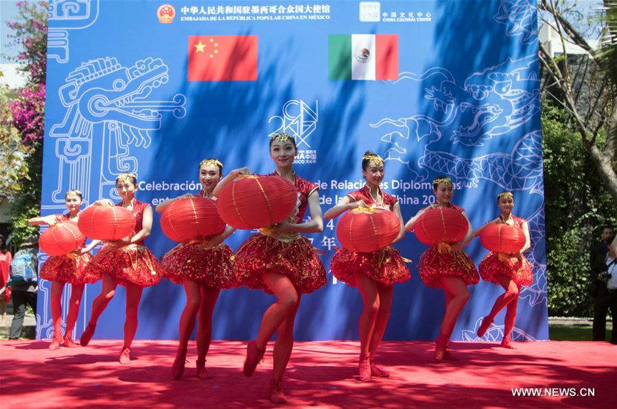 Dancers perform to celebrate 45th anniv. of Sino-Mexican relations