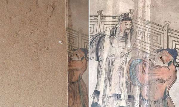 Relic hunters loot murals in Shanxi temples