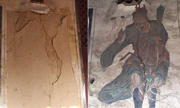 Relic hunters loot murals in Shanxi temples