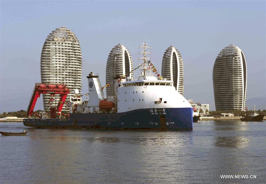 China's deep-sea submersible mother ship returns to Sanya