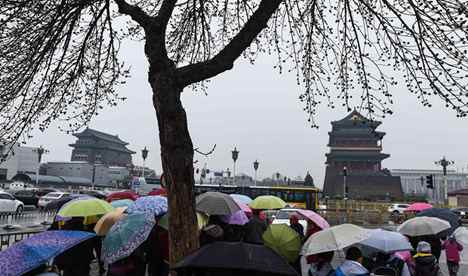 Cold front brings rainfall to Beijing
