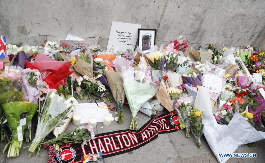 People commemorate victims of London terror attack