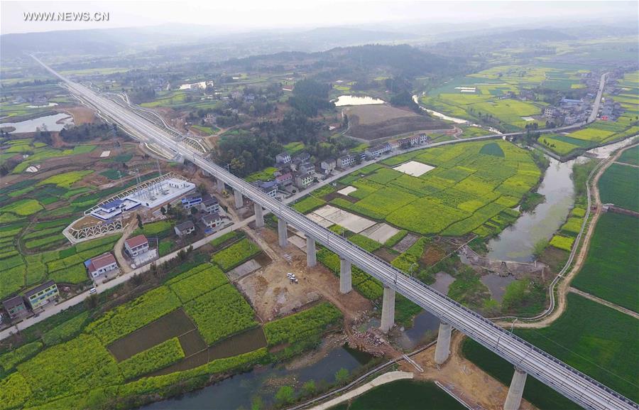 Construction of Xi'an-Chengdu high-speed railway to be completed