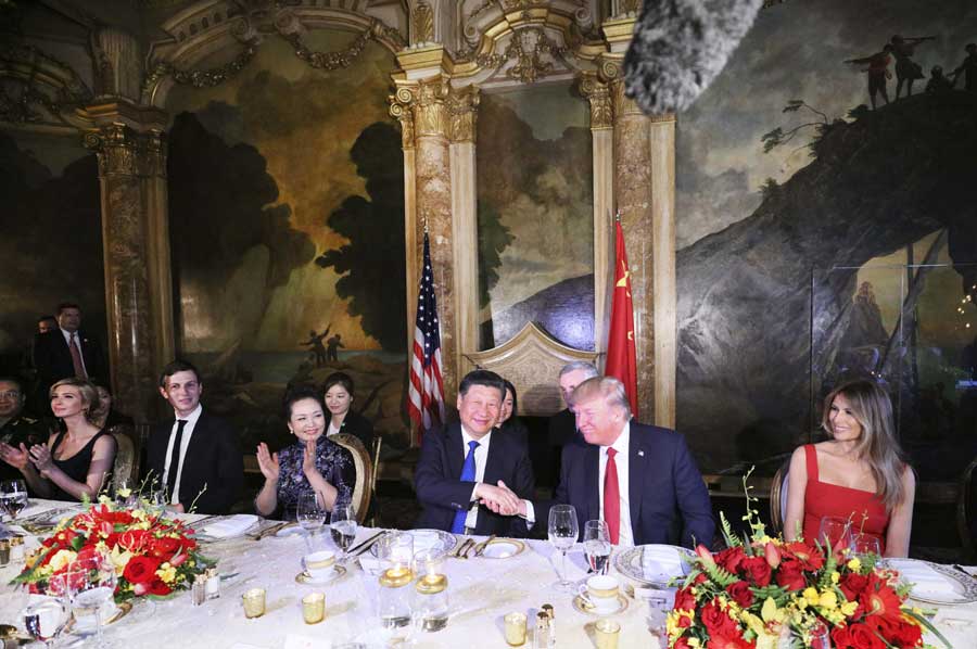 Trump welcomes Chinese President Xi to Mar-a-Lago