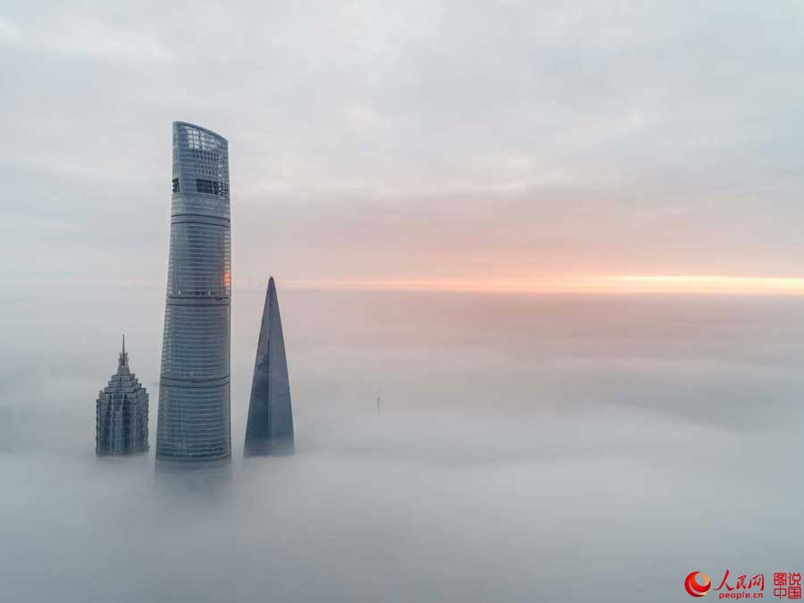 City in the sky: aerial views of Shanghai