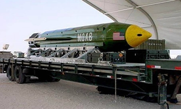 U.S. drops the biggest non-nuclear bomb in Afghanistan