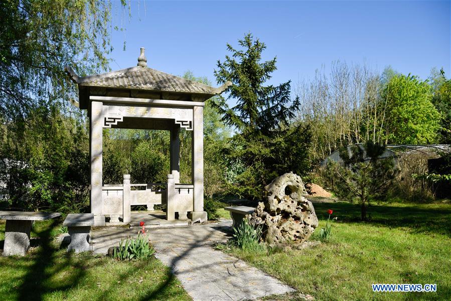 In pics: view of Yili Garden in Paris, France
