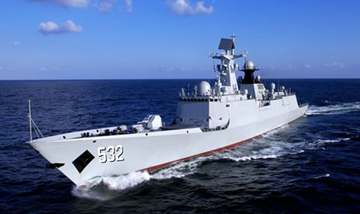 Chinese navy fleet begins half-year friendship visits