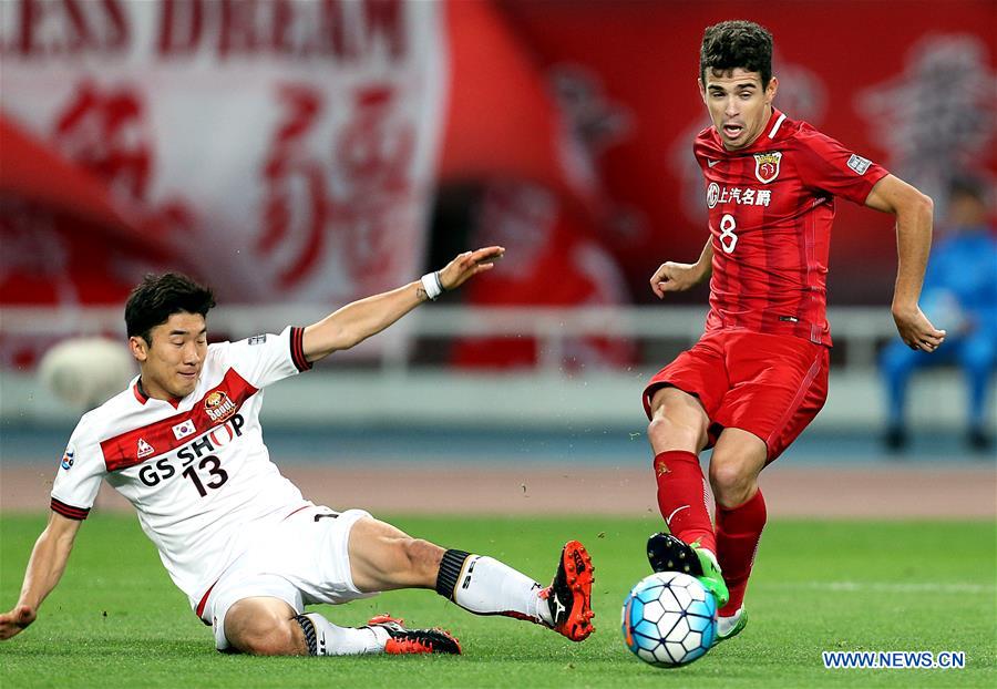 Shanghai SIPG beats FC Seoul 4-2 at AFC Champions League