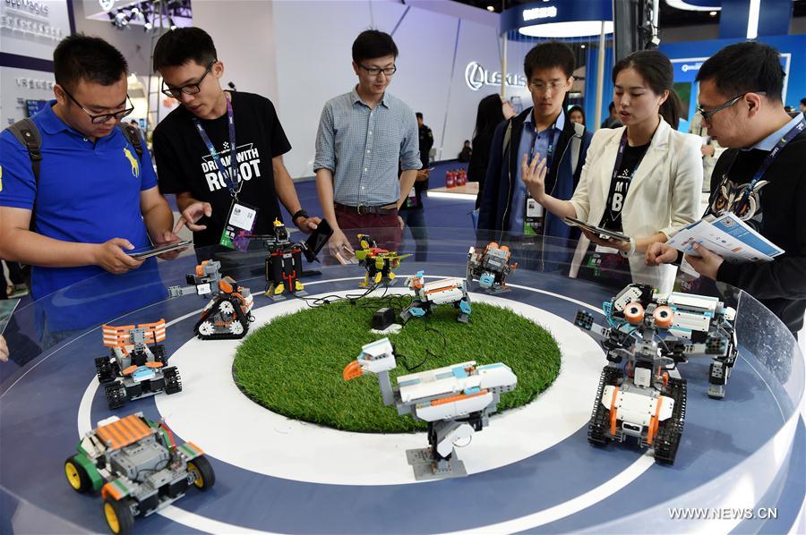 Exhibition of Global Mobile Internet Conference held in Beijing