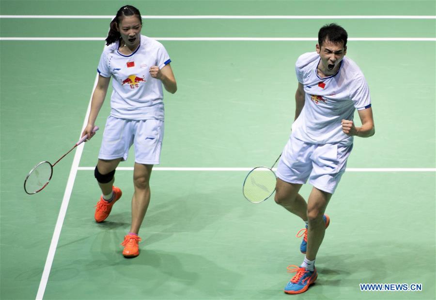 China claims title of mixed doubles at Badminton Asia Championships