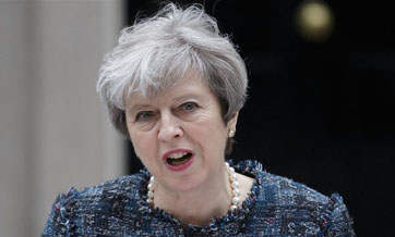British PM says 'won't let EU bureaucrats wreck Brexit'