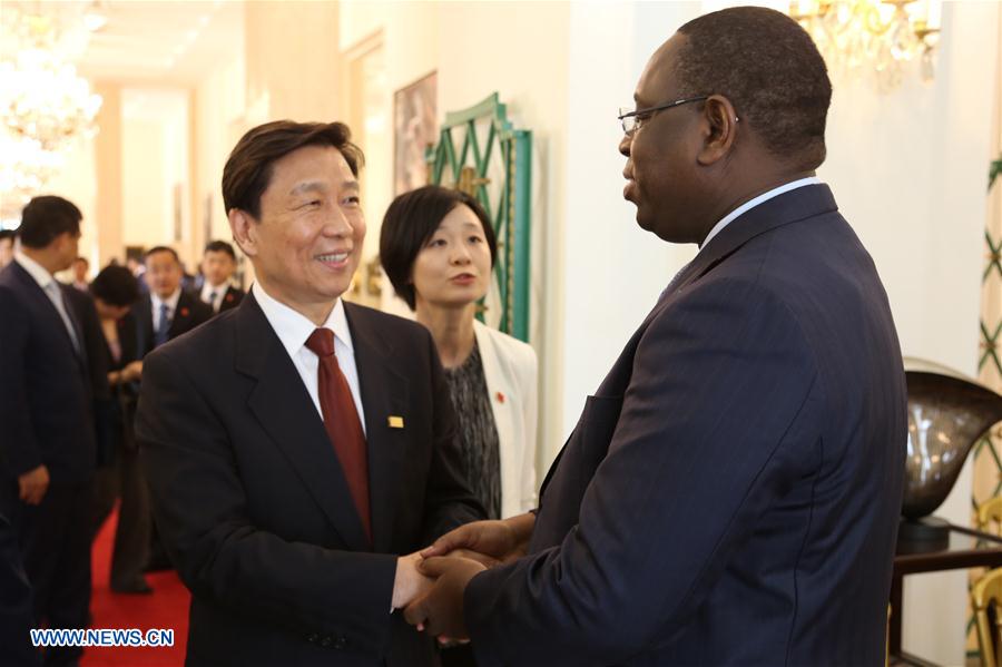 Chinese Vice President Li Yuanchao pays official visit to Senegal