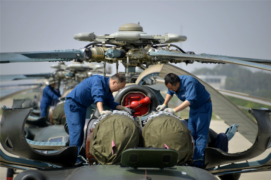 Full maintenance overhaul for Z-8B transport helicopters
