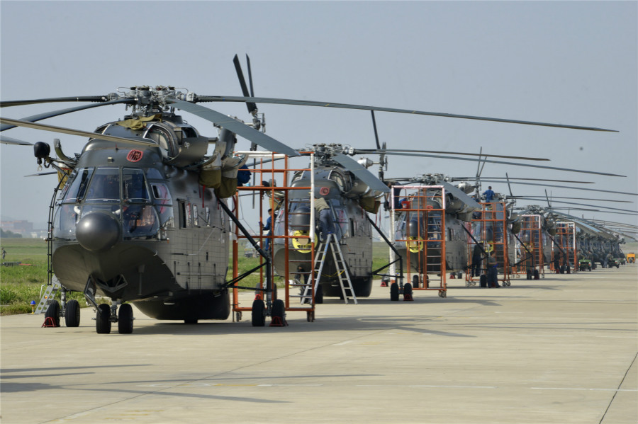 Full maintenance overhaul for Z-8B transport helicopters