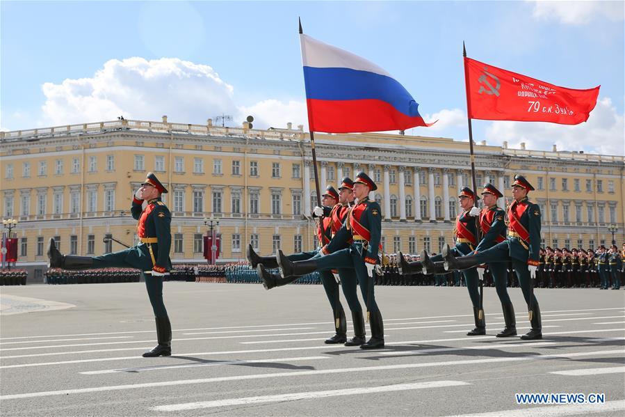 Russia celebrates WWII Victory Day with military parade