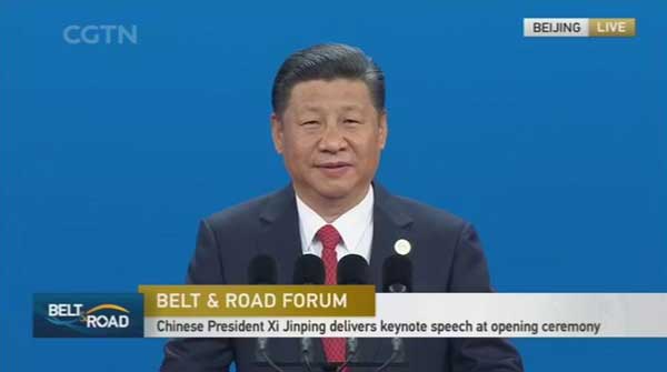 Chinese president inaugurates Belt and Road forum