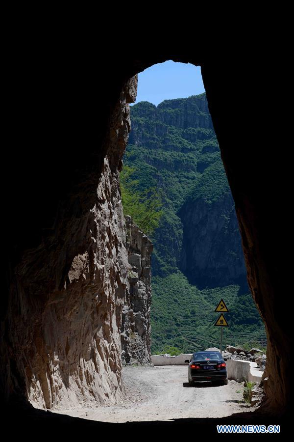 In pics: road on cliffs of Taihang Mountain in N China