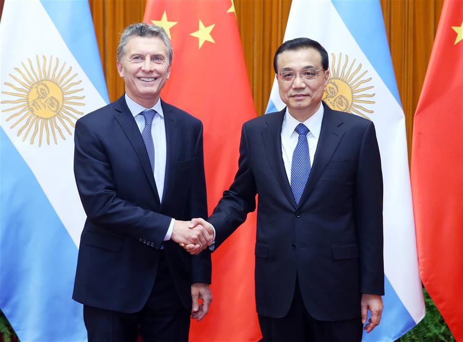 China, Argentina pledge to strengthen bilateral ties