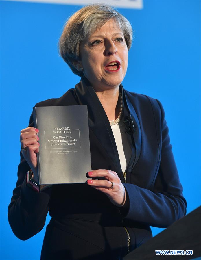 Theresa May launches Conservative Manifesto of general election campaign