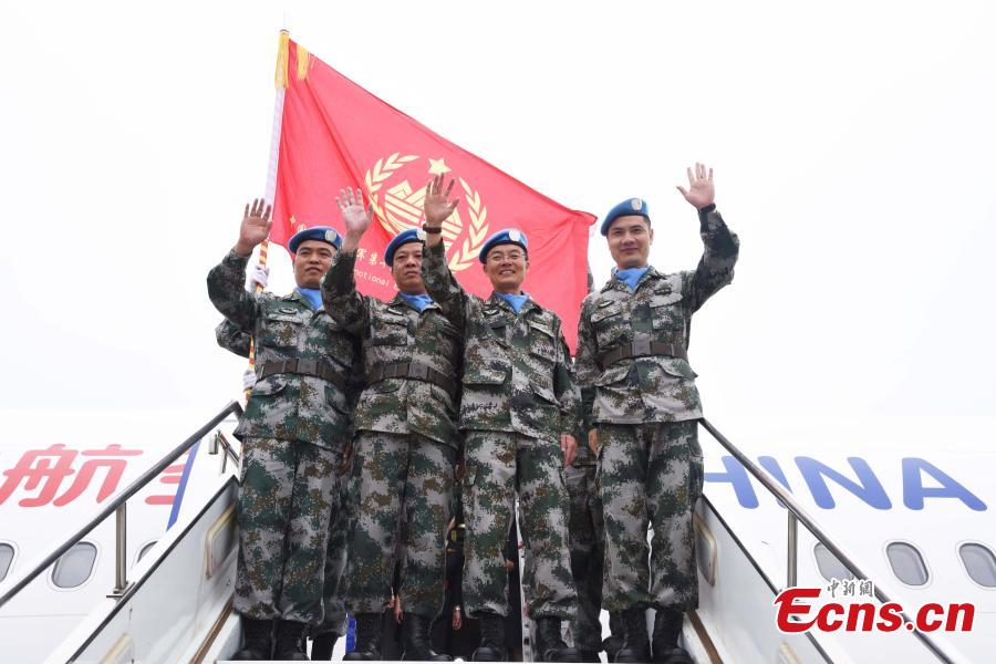 200 Chinese peacekeepers set off for Lebanon mission
