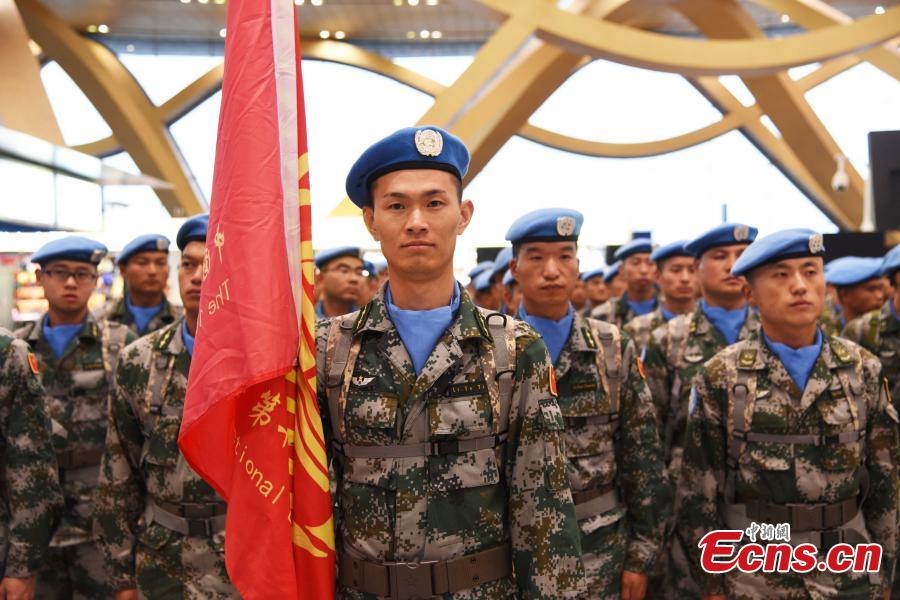 200 Chinese peacekeepers set off for Lebanon mission