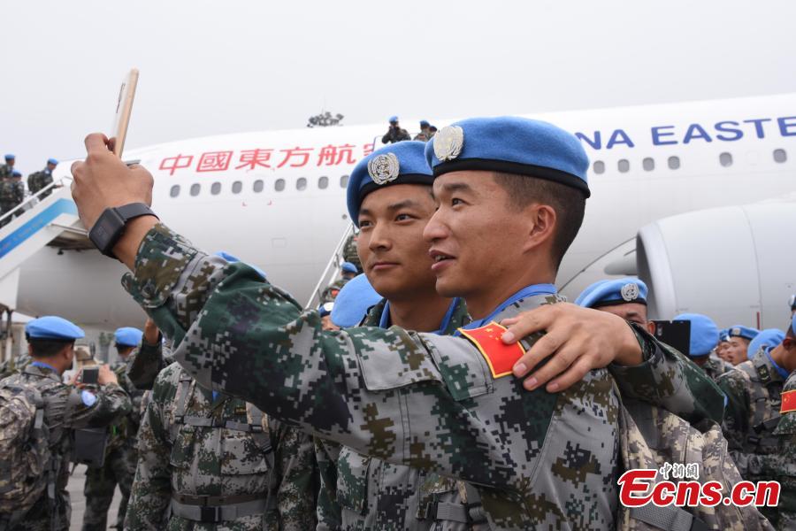 200 Chinese peacekeepers set off for Lebanon mission