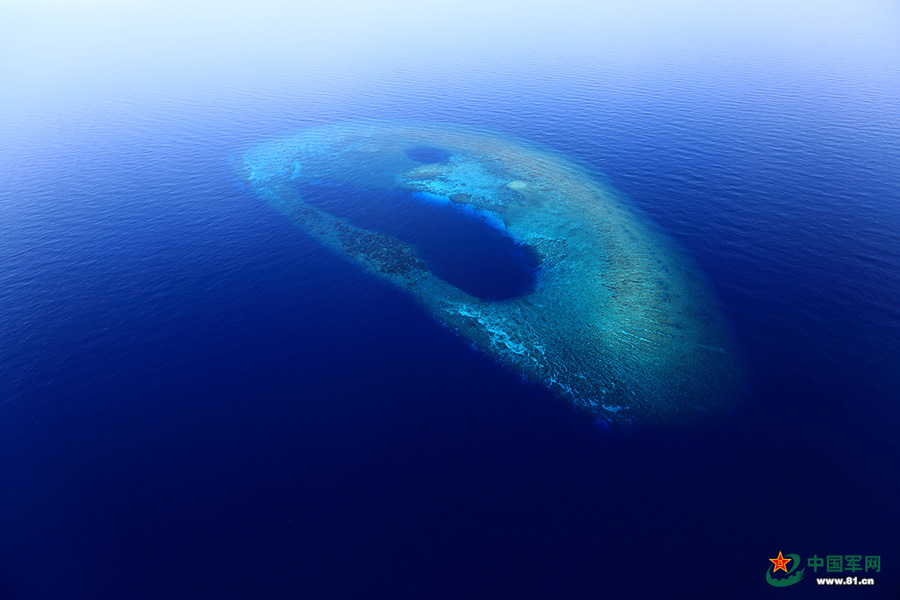 Magnificent view of Nansha Islands in South China Sea