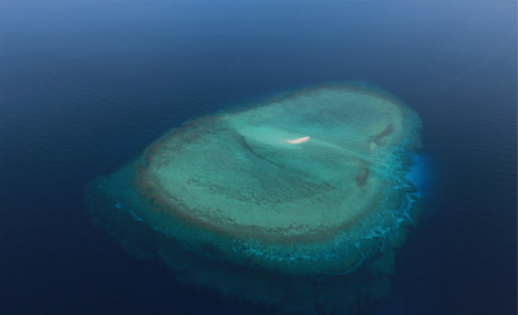 Magnificent view of Nansha Islands in South China Sea