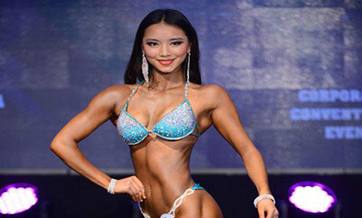 Young bodybuilding champion spares no efforts in pursuit of fitness
