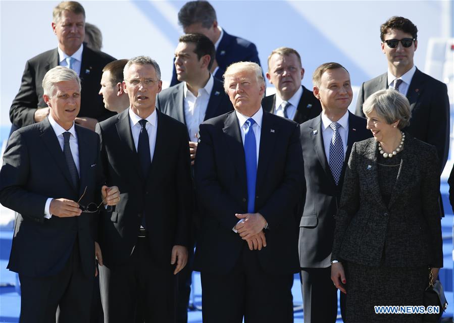 Handover ceremony of new NATO headquarters held during NATO Summit