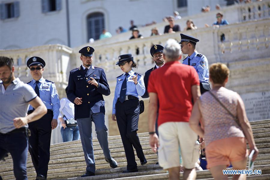 Joint China-Italy police patrols launched in Rome