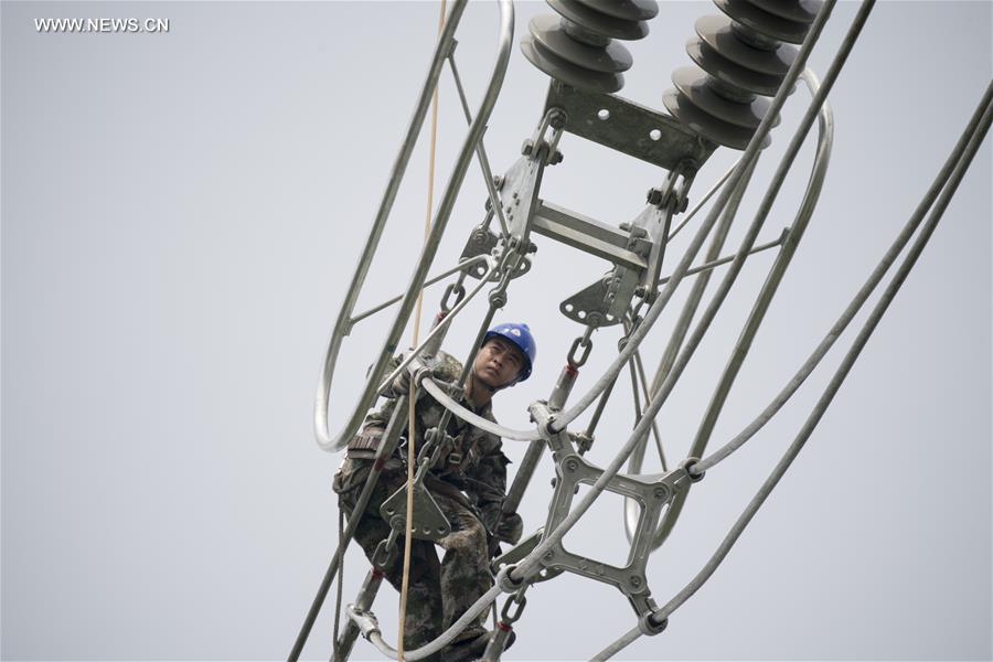 Power transmission project completed in construction in SW China