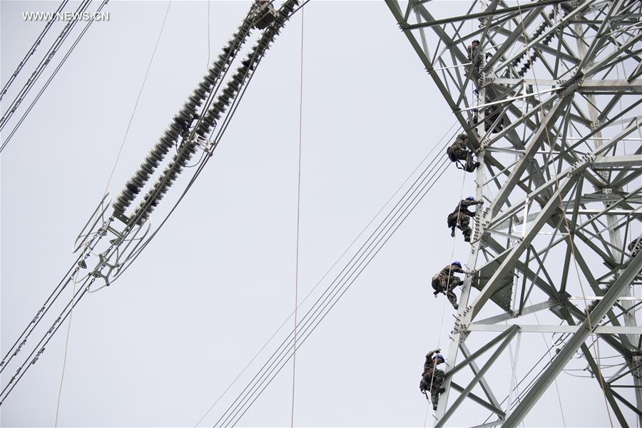 Power transmission project completed in construction in SW China