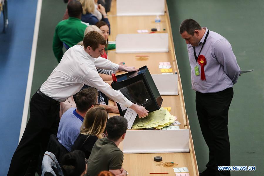 Britain's May on course to lose majority in British parliament: exit poll