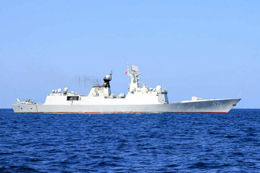Chinese naval fleet sails for joint military drill with Russia