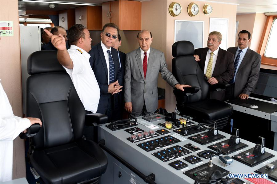 Egypt unveils China-made multi-purpose supply vessel, largest in Mideast