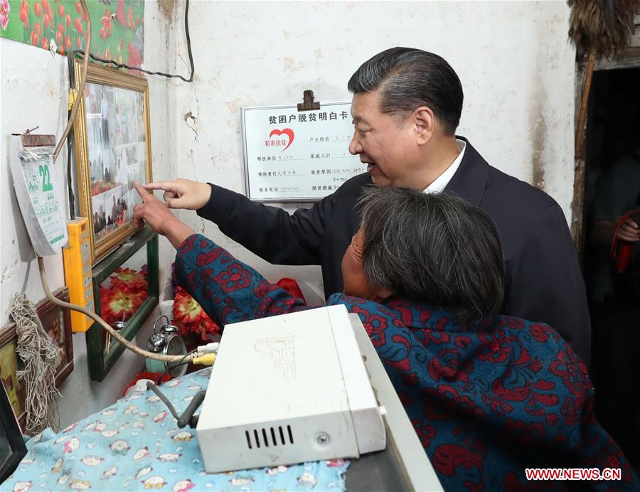 Xi calls for more ways to help poor