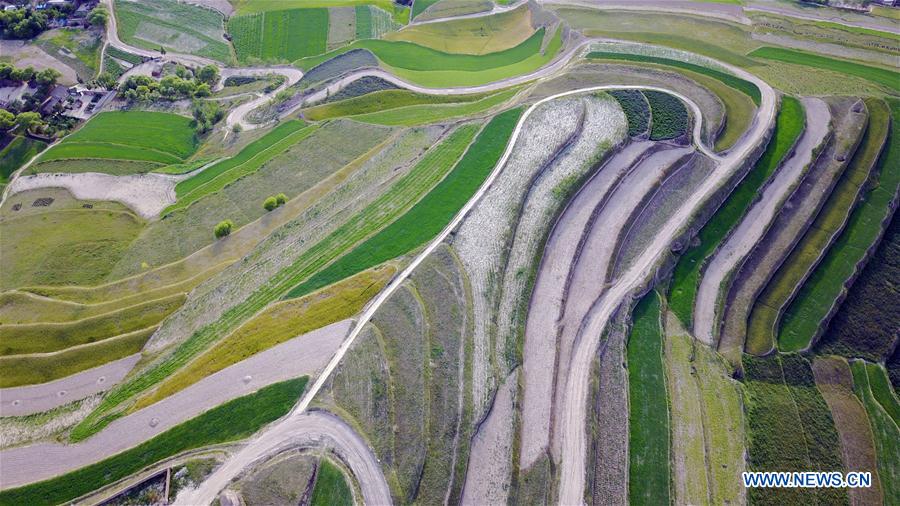 In pics: terraces in NW China