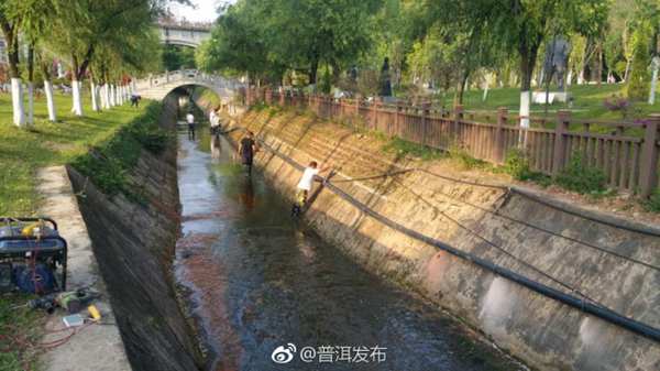 Simao's urban watercourses improved