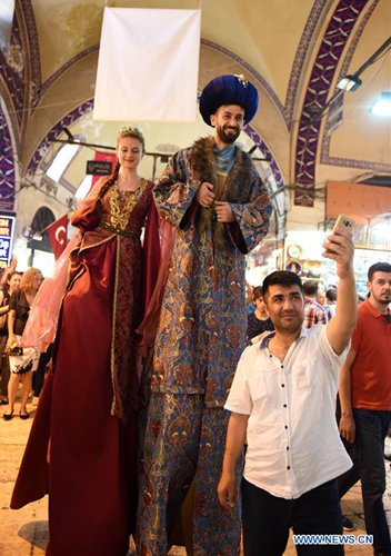 Opening ceremony of Istanbul shopping festival held in Turkey