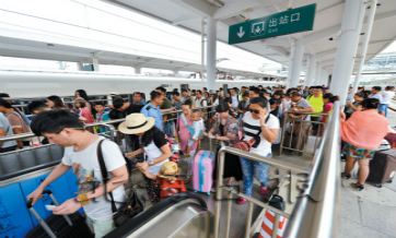 China's summer railway transport peak period begins