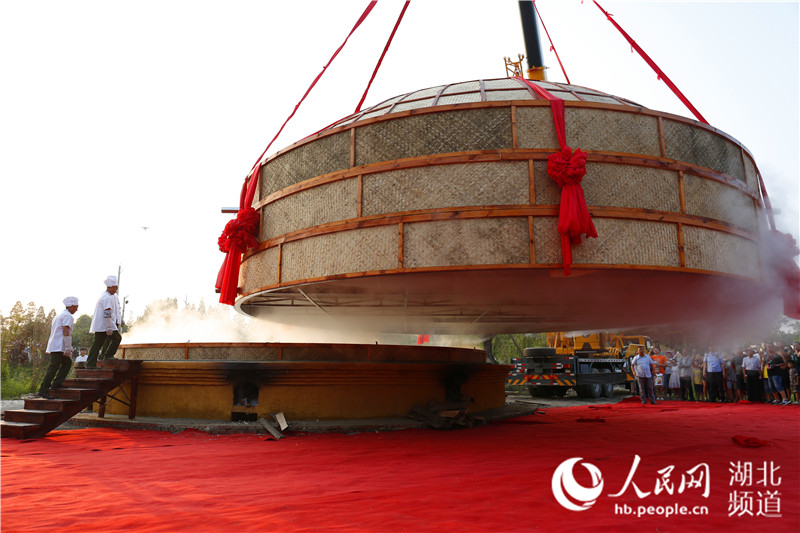 World's largest steamer unveiled in Hubei