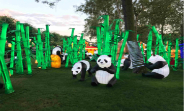 Chinese Lantern festival lights up Hamburg before G20