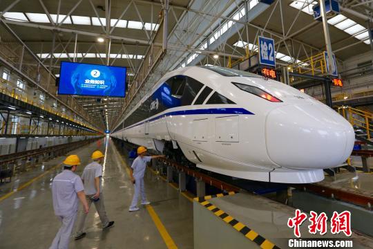 China’s newest bullet train Hexie makes first public debut
