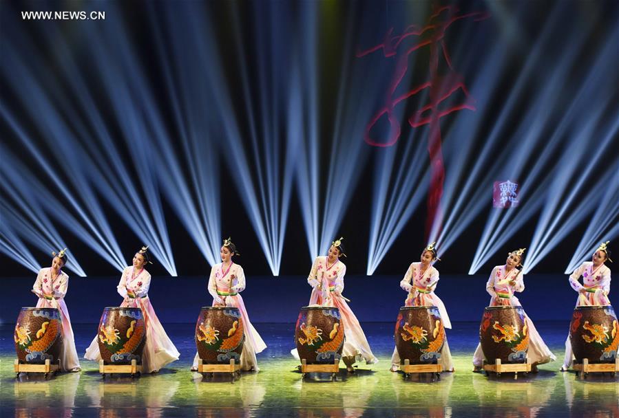 National folk dance performance event closes in N China's Hohhot