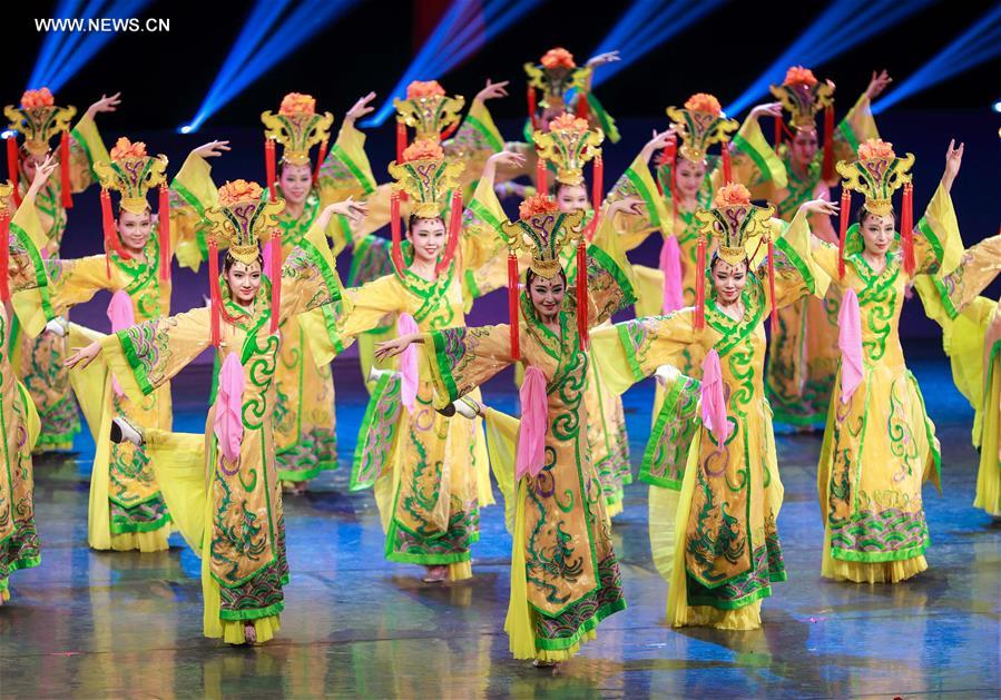 National folk dance performance event closes in N China's Hohhot