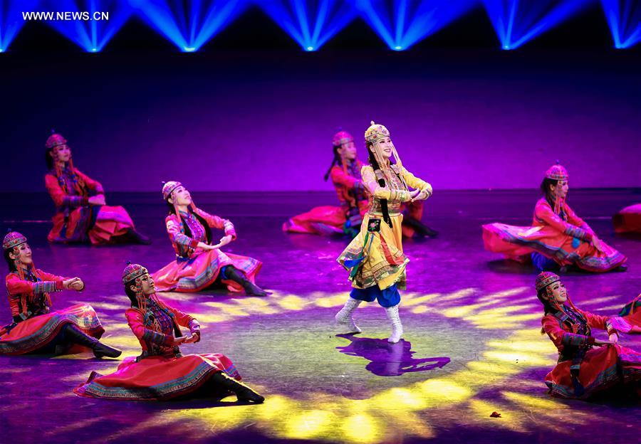 National folk dance performance event closes in N China's Hohhot