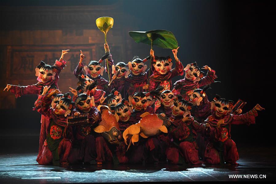 Dance drama on Nuo Opera performed at Nanchang in E China's Jiangxi